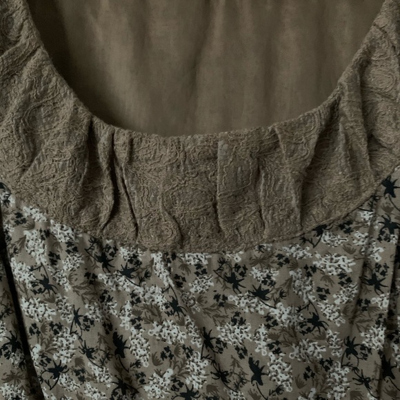 Kensie boho ruffled A-line dress - Picture 3 of 7